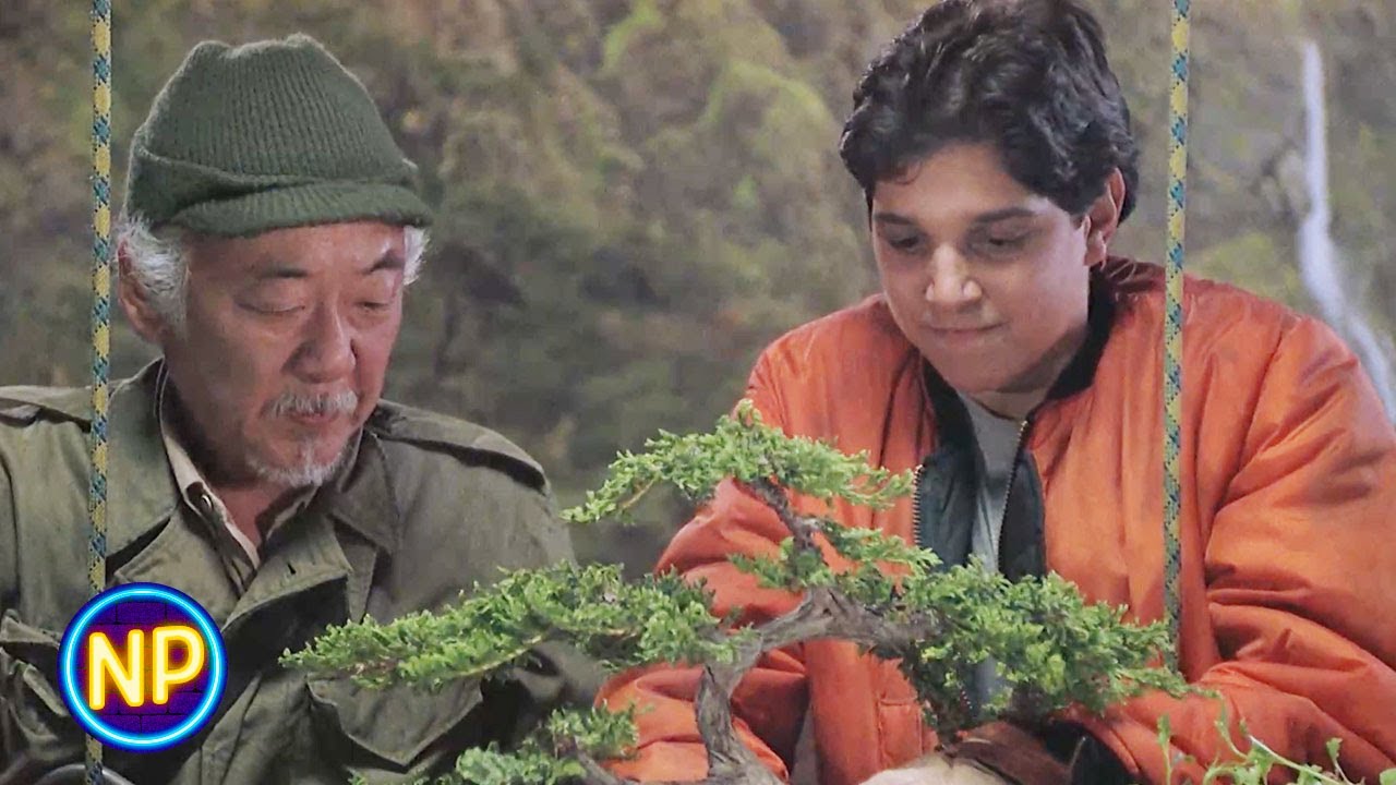 Mr. Miyagi & Daniel Replant the Rare Bonsai Karate Kid Part III YouTube