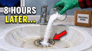 Pour Washing Soda Down Every Drain in Your House Tonight and Watch What Happens