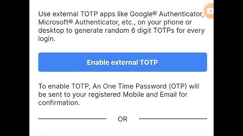 How to ENABLE TOTP with Alice Blue
