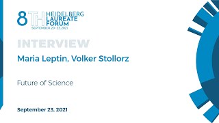 Interview: Maria Leptin, Volker Stollorz | September 23