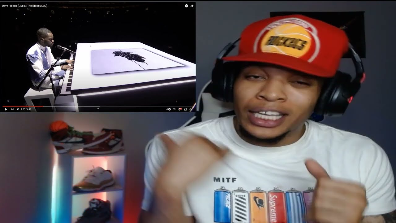 WHY MY EYES WATERING? DAVE - BLACK (LIVE AT THE BRIT's 2020) REACTION!!