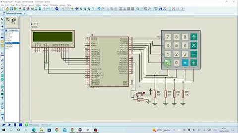 Simple Calculator Project "ATmega32"