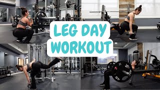 THE PERFECT LEG DAY WORKOUT- Full Lower Body Workout at the Gym