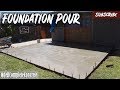 How to Pour a Concrete Foundation House Addition Part 2