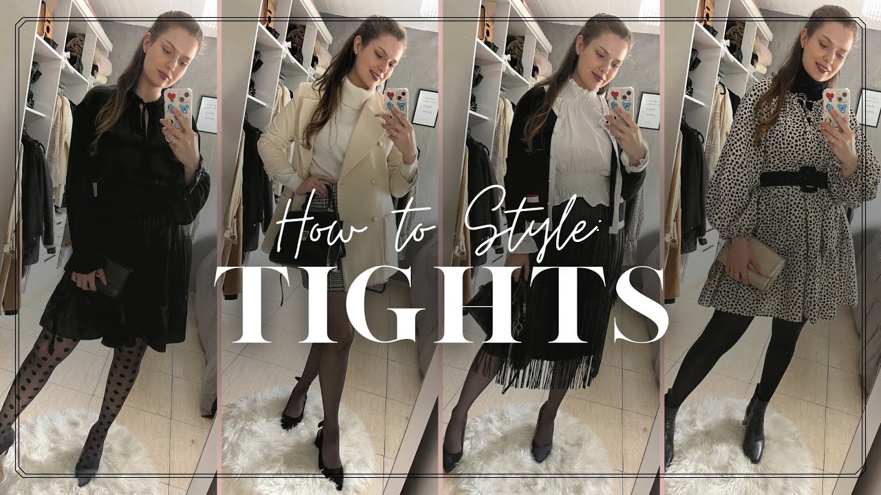 BLACK TIGHTS LOOKBOOK & STYLING GUIDE, How to Style Black Tights