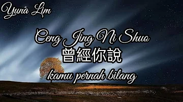 Ceng Jing Ni Shuo 曾經你說 (kamu pernah bilang) Guan Zhe 關喆 Lyrics