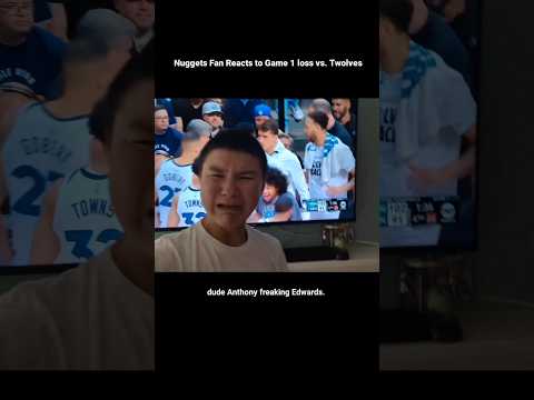 Nuggets Fan Reacts to Game 1 loss vs. Timberwolves!