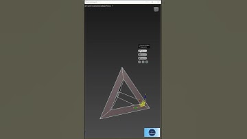 Triangular pyramid modeling in 3ds max | Hanora 3D