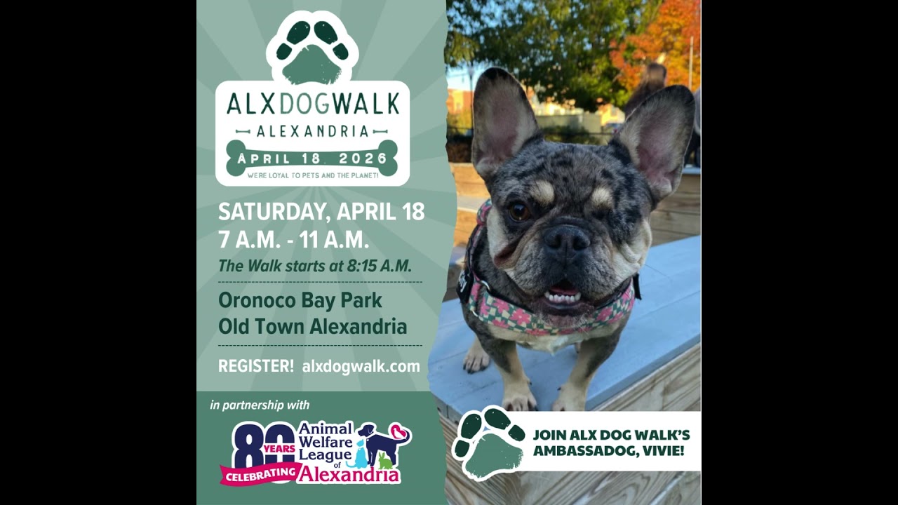ALX Dog Walk & Sustainability Festival, April 18, 2026 - WTOP News PSA!   