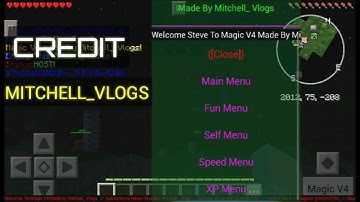 Minecraft PE [NEW] MAGIC REALEASE v4 mod menu