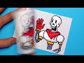 7 Amazing UNDERTALE (SANS, PAPYRUS...) Paper Craft and Doodles for FANS