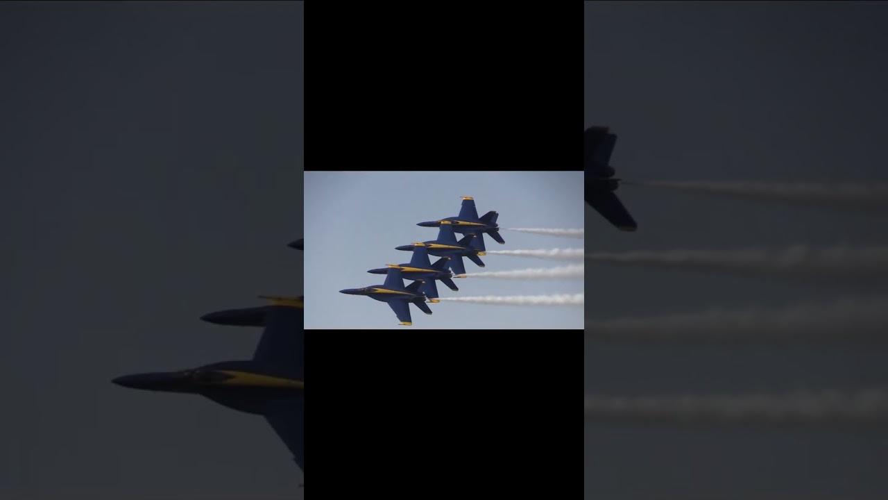 Blue Angel Echelon Parade from this year&rsquo;s airshow at Naval Air Station Oceana