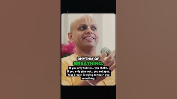 Understand the Rhythm of Life — Through Your Breath | Gaur Gopal Das #lifelessons #shorts #mindful