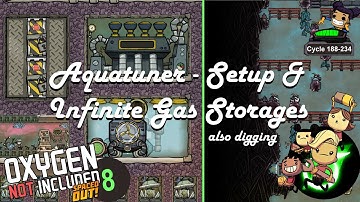 Aquatuner Steam Turbine Setup & Infinite Gas Storage +filter Oxygen not included Let