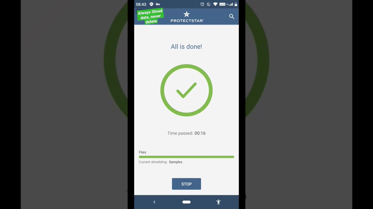 Always Shred Data, Never Delete
