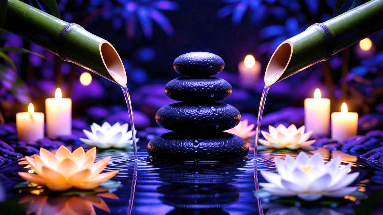 Relaxing Music + Flowing Water Sounds 🌿 Deep Sleep 😴 Relieve Stress & Anxiety