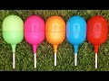 Satisfying video Asmr Famous GIANT Chocolate and rainbow colour lollipop unboxing gummy candy asmr