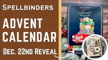 December 22nd | Spellbinders Advent Calendar Reveal | #teamspellbinders #neverstopmaking