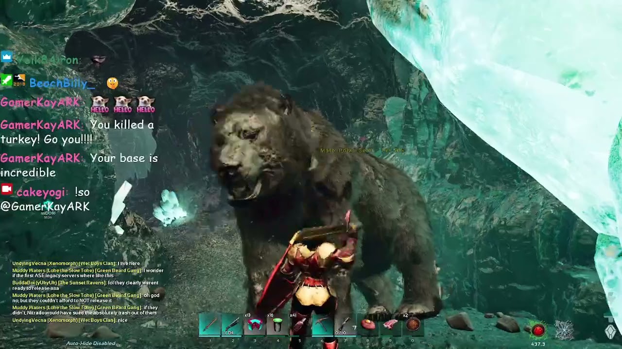 【ASA EP 15】HARD ICE CAVE!!!!!!!!!! GOT ARTIFACT OF STRONG!! OFFICIAL PVE【CakeYogi Stream Highlights】