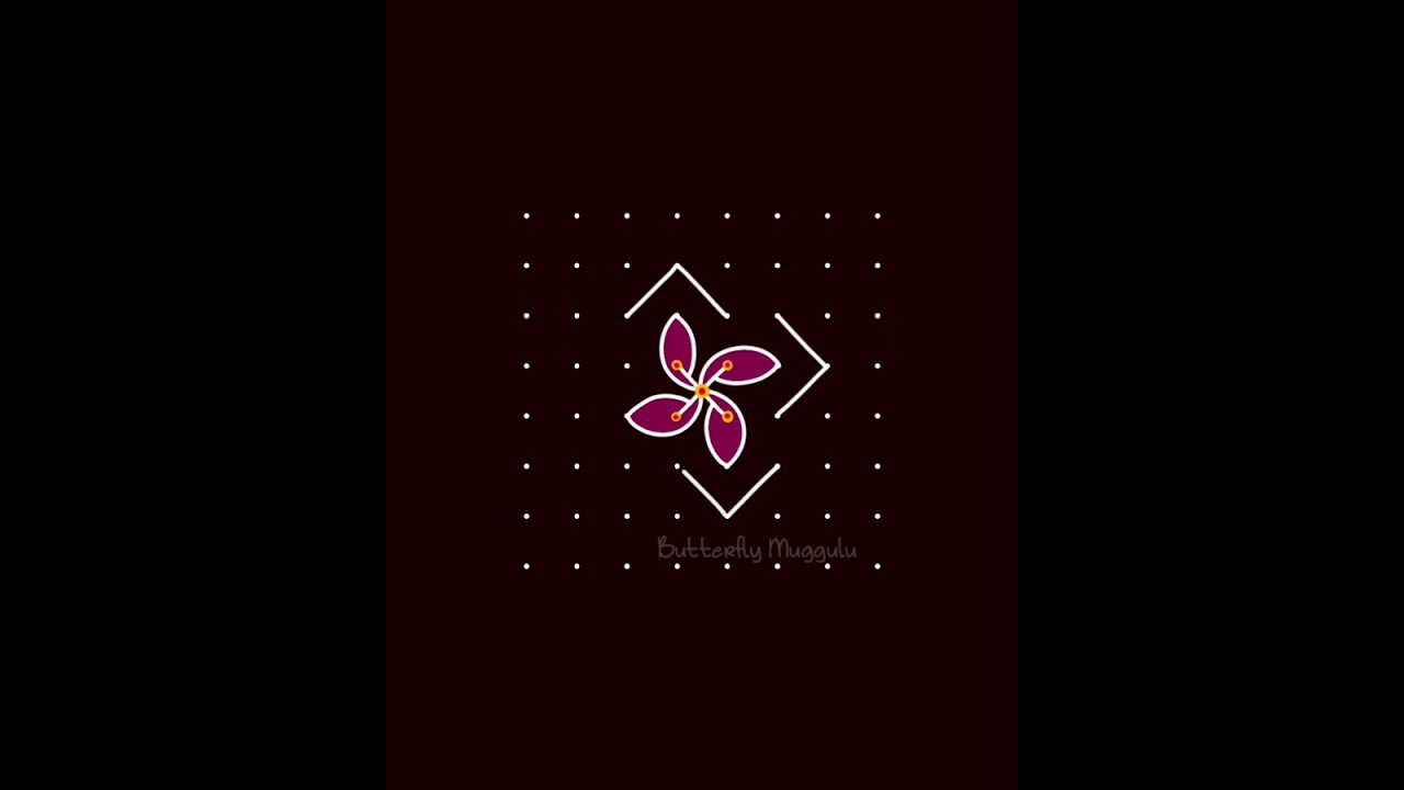 8 dots rangoli 8*8 chukki muggu karthigai rangoli
