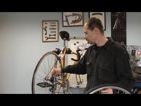 Как установить современные новые колёса на советский велосипед ХВЗ