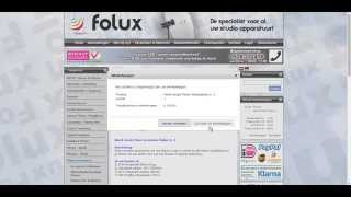 Waar vul je een kortingscode in bij Folux online?