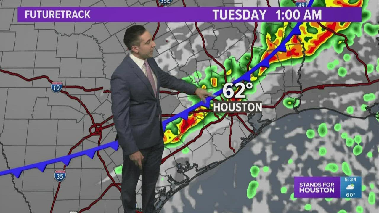 Houston forecast: Rain chances this week - YouTube