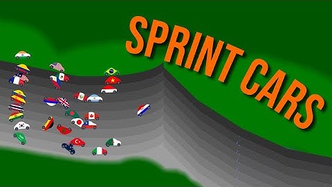 Sprint Car Race - Countries that watch me the most in October 2023 - Algodoo
