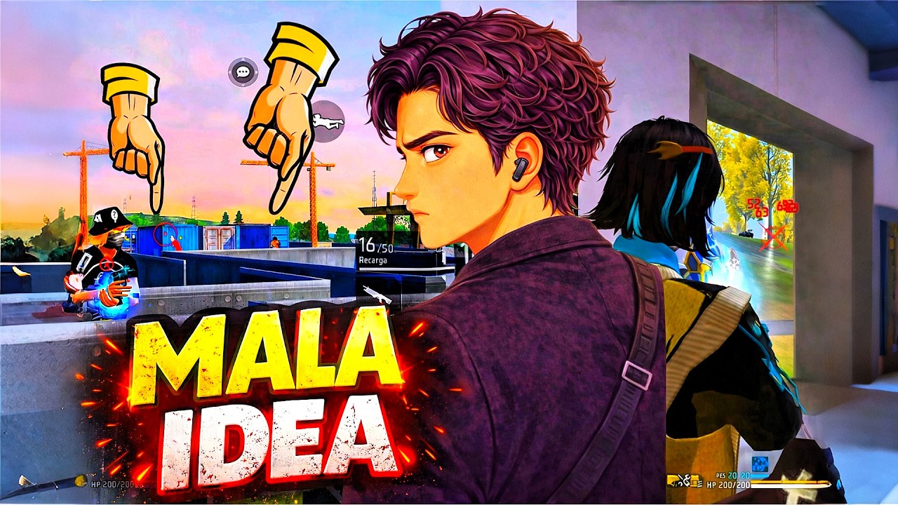 SUBI EN SOLO VS DUO A HEROICO *FREE FIRE* HANDCAM 4 DEDOS