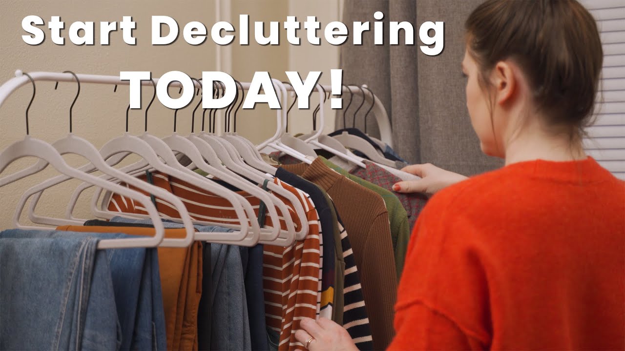 How To Declutter Your Wardrobe - YouTube
