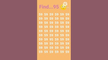 find the odd number 👉👉 95 || find the missing no || math# reasoning# trending# short videos#