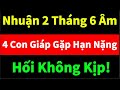 Nhuận 2 Tháng 6 Âm Lịch 2025: 4 Con Giáp Gặp Hạn Nặng, Tài Lộc Tiêu Tán , Hối Không Kịp!
