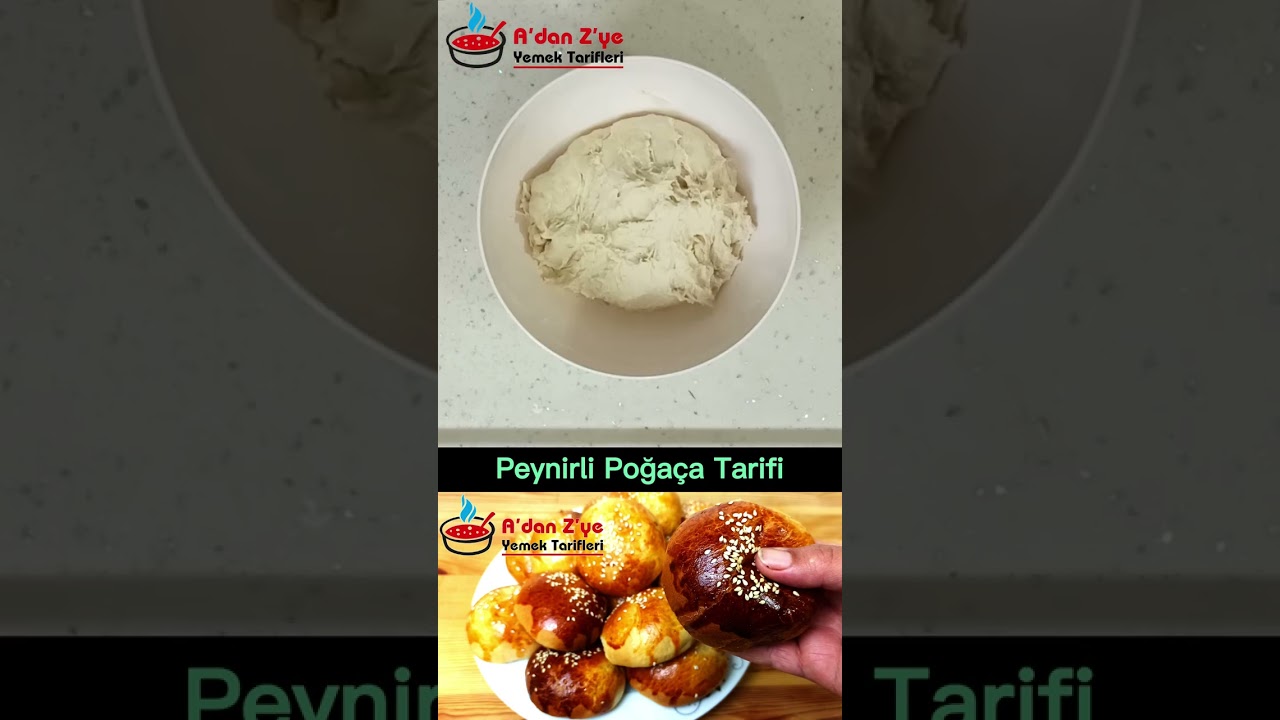 Peynirli Poğaça Tarifi #yemektarifi #yemektarifivideoları #short #shorts #keşfet