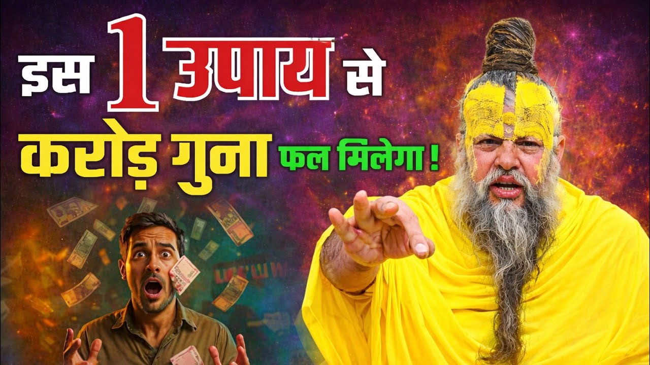  इस 1 उपाय ने बदल दी किस्मत! 🚀 करोड़ों की बारिश।सिर्फ 1 काम और पैसा खुद चलकर आएगा! 😱” 