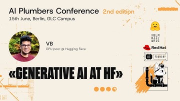 Generative AI at Hugging Face, VB