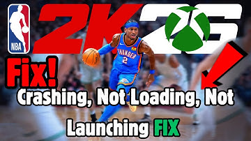 How To Fix NBA 2K26 Crashing, Won