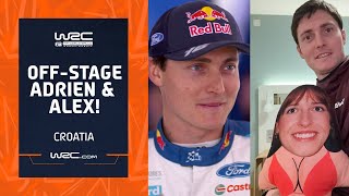 WRC Off-Stage: Chatting with Adrien & Alex! | WRC Croatia Rally 2024