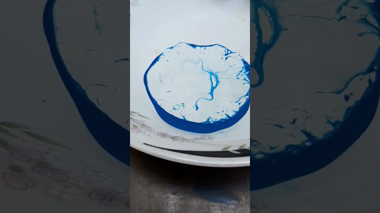 color and liquid soap experiment reaction 