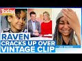 Raven-Symoné loses it over vintage interview clip | Today Show Australia