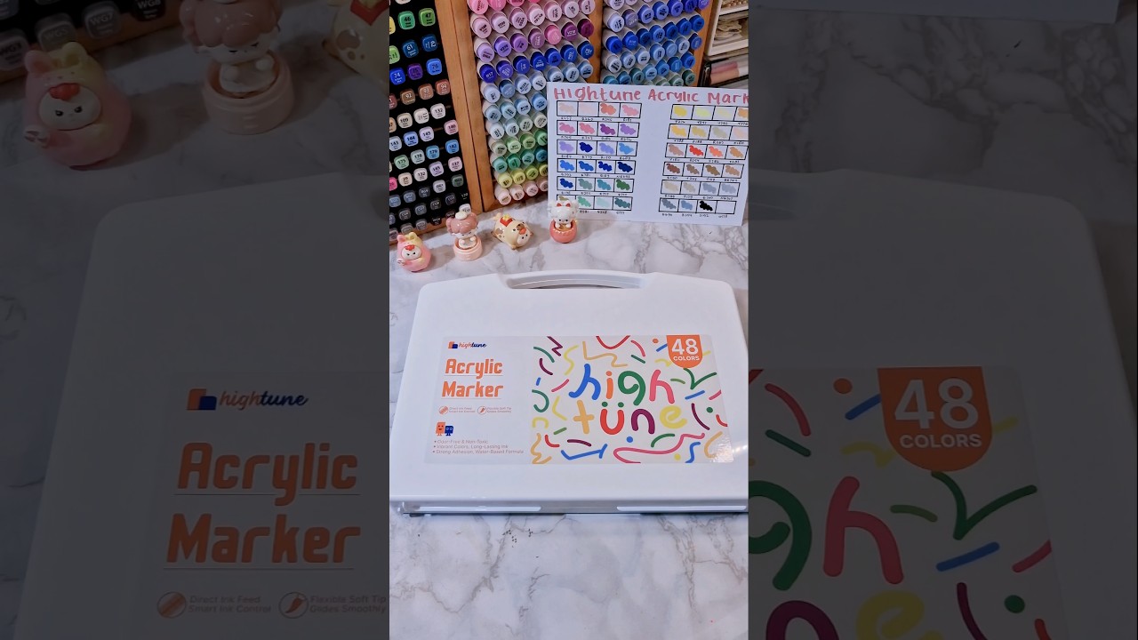 Hightune Acrylic Marker Brush Tip 48 Warna 