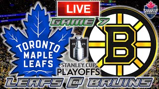 Toronto Maple Leafs vs Boston Bruins Game 7 LIVE Stream Game Audio | NHL Playoffs Streamcast & Chat