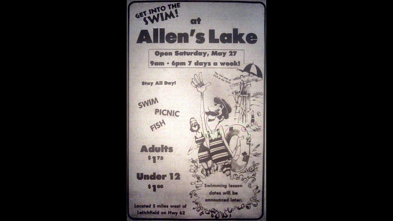 Allen's lake Memories lm YouTube