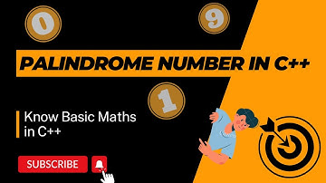 Check for Palindrome Numbers in C++ | Beginner