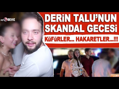 Defne Samyeli'nin kızı Derin Talu'nun olaylı gecesi! Ortalık bir anda karıştı!!!