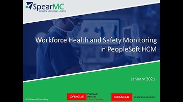 Employee Health and Safety in PeopleSoft HCM