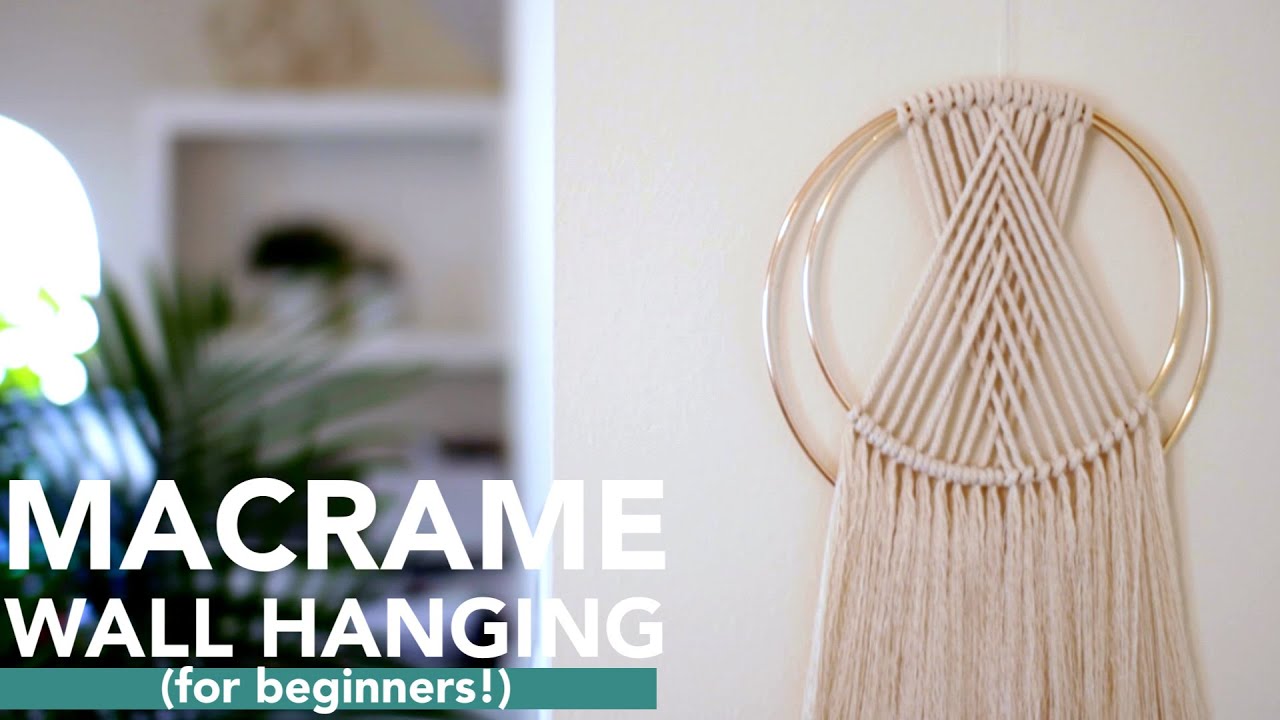 15 Easy Modern Macrame Patterns for Hoop & Ring Projects