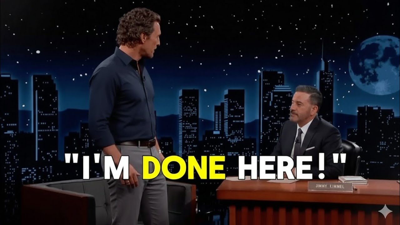 Matthew McConaughey ERUPTS On Jimmy Kimmel's Show After Heated Clash.
