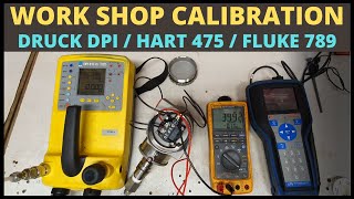 Pressure Transmitter Workshop Re-range - [HART 475 / Fluke 789 / Druck DPI610 / Foxborough TX]