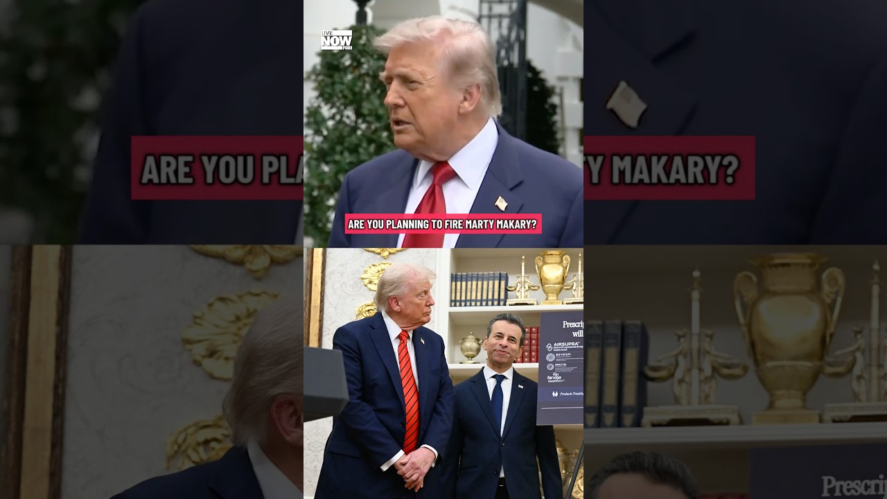 Reporters ask Trump if he’s planning to fire FDA Commissioner Marty Makary