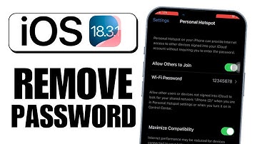 How to Remove Hotspot Password on iPhone | Set Open or Custom Hotspot Access